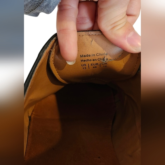 Aldo Black and Brown Leather Lace Up Dress Shoes, Oxford Shoe, Size 13 - Picture 11 of 12